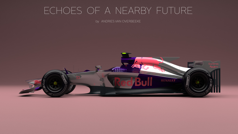 Illustration for article titled Fan-Made Red Bull Concept Shows Off The Sleek, Angular Future Of F1